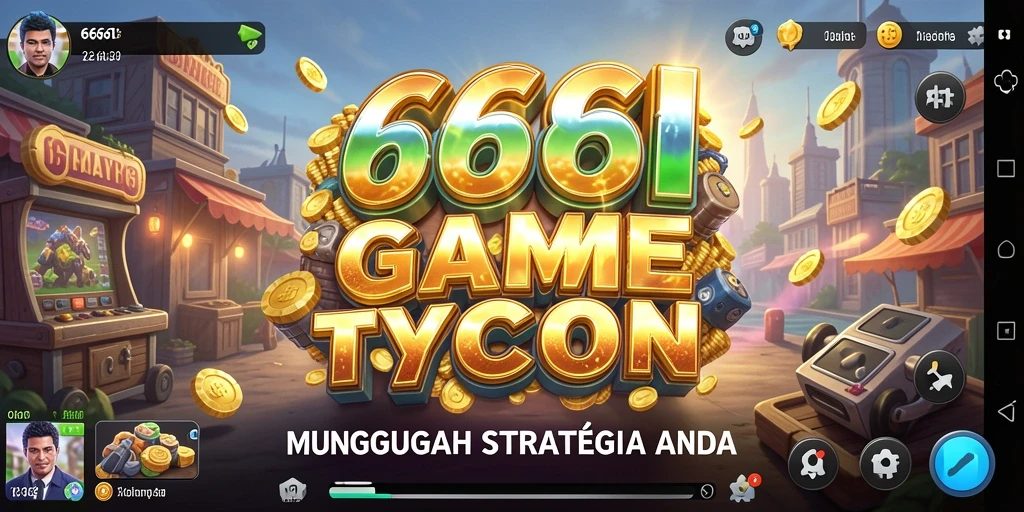 Screenshot gameplay 666I menampilkan dinamika pengelolaan bisnis yang menarik.