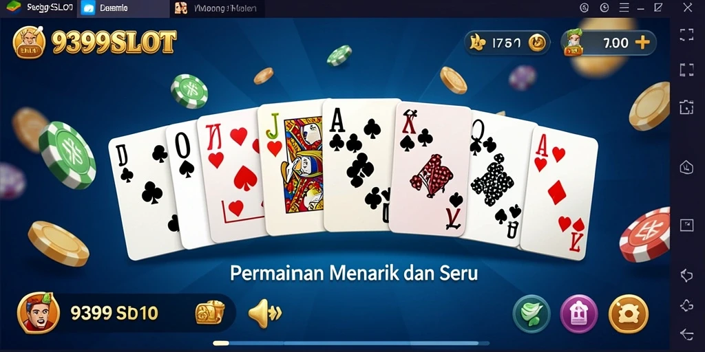 Tampilan gameplay menarik di 9399SLOT saat bermain Domino.