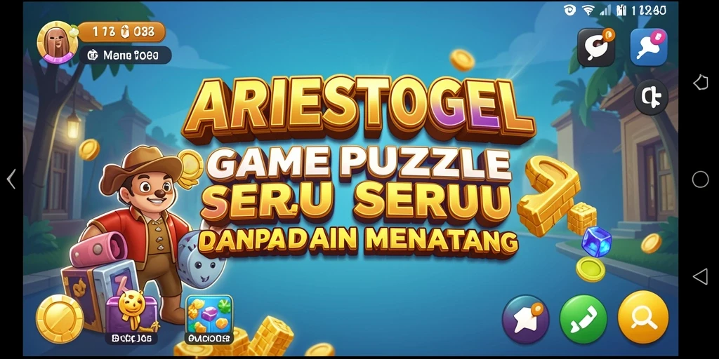 Tampilan gameplay menarik dari ARIESTOGEL yang penuh tantangan.