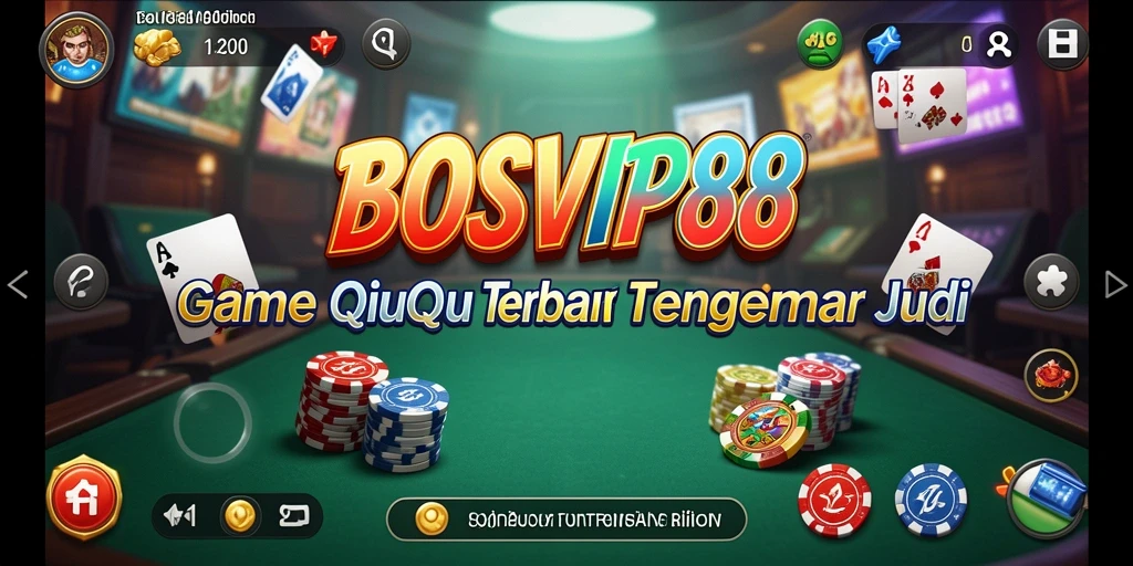 Tampilan gameplay seru dalam aplikasi BOSVIP88 QiuQiu.