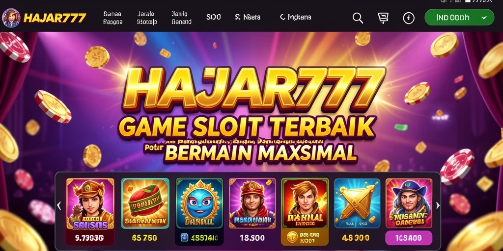 Tangkapan layar dari gameplay menegangkan di HAJAR777.