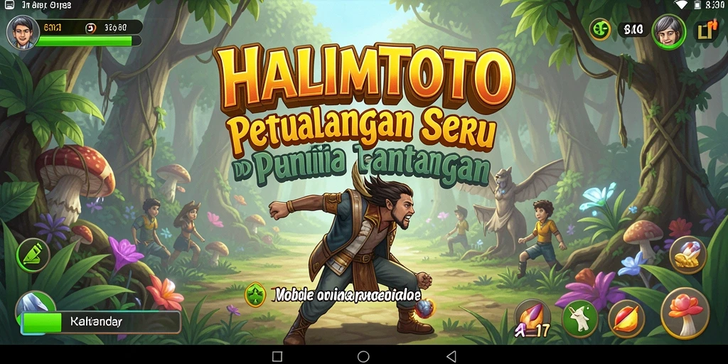 Tampilan menarik dari gameplay HALIMTOTO dengan petualangan yang seru.