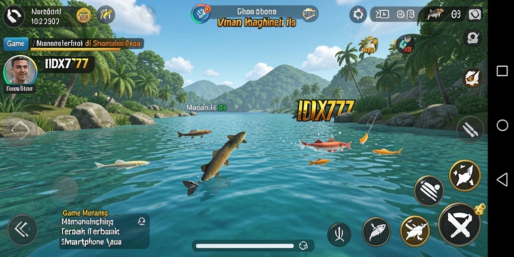 Tangkap ikan besar dalam gameplay seru IDX777.