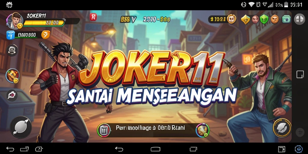 Screenshot utama <strong>JOKER11</strong> menampilkan gameplay casual yang seru dan menantang.
