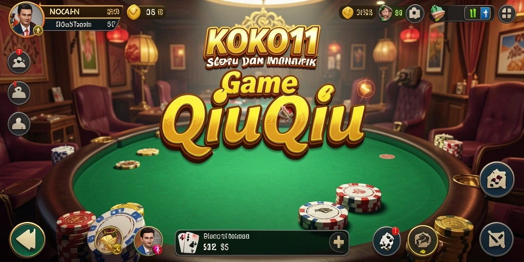 Tampilan gameplay seru KOKO11 saat bermain QiuQiu.