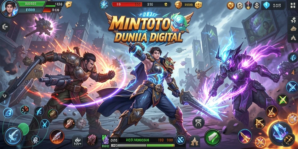 Tangkapan layar dari gameplay mengagumkan saat bertarung di MINTOTO.
