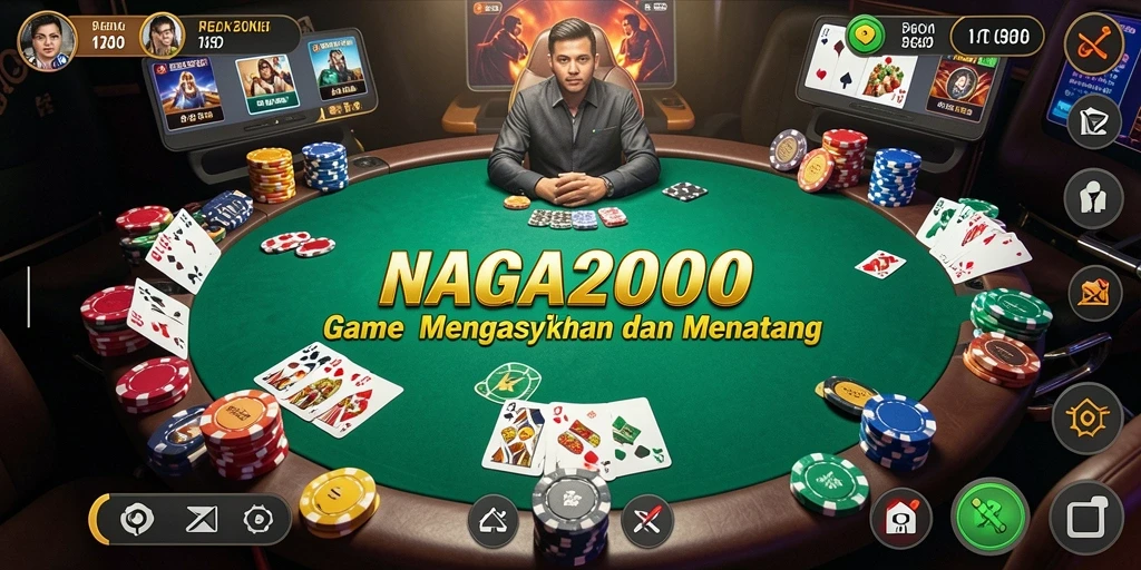 Tampilan gameplay Poker yang menarik di NAGA2000.